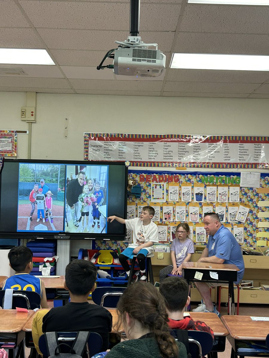 StevensCWC's tweet image. Special guests for Tommy’s birthday slides.