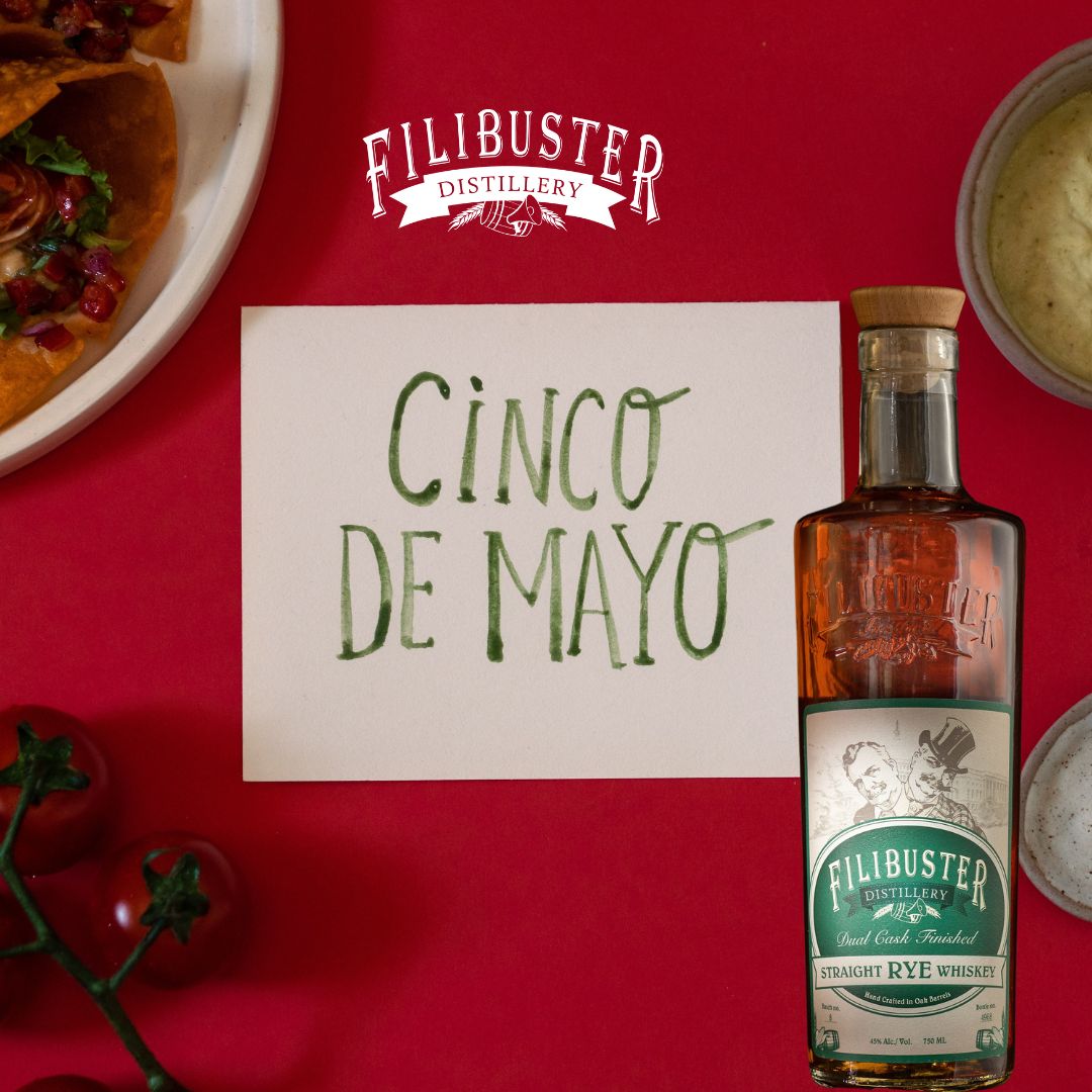 Celebrate a sizzling Cinco de Mayo with an All-day Fiesta. Make you own sizzling cocktail with our delicious filibuster bourbon.

Cheers!!

#bourbon #whiskey #gobourbon #bourbonreview #bourboncountry #bourbonreview #bourbon #bourbonlover #bourbonwhiskey #cincodemayo #cheers