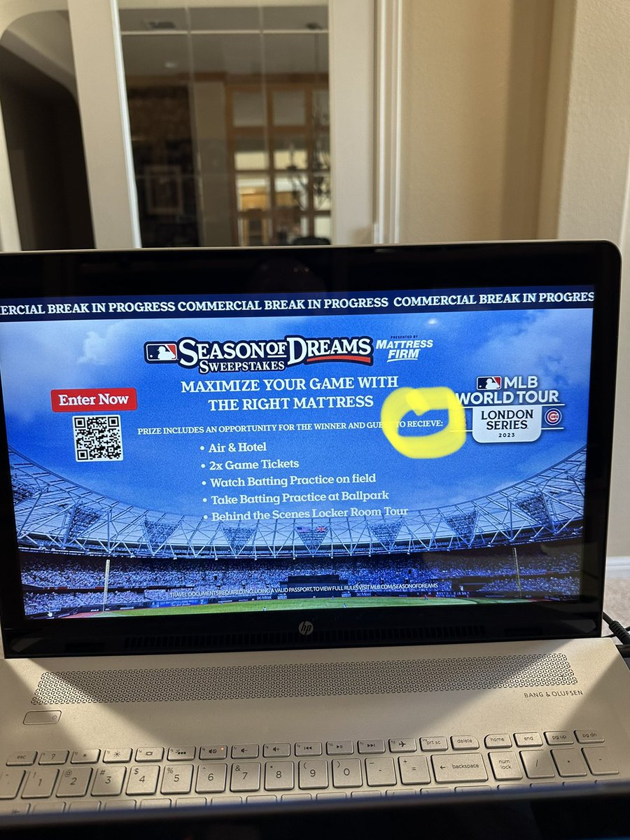 AaronSParks's tweet photo. @MLBTV spell check. https://t.co/Aqz1kadIjC