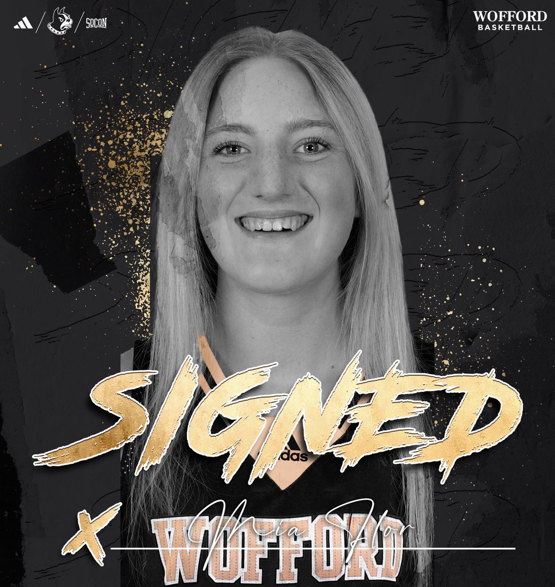 Wofford_WBB's tweet photo. Join us in welcoming our newest Terrier, Mia Flor, to Wofford!

#ConquerAndPrevail #Together https://t.co/7Vcq58UAWl