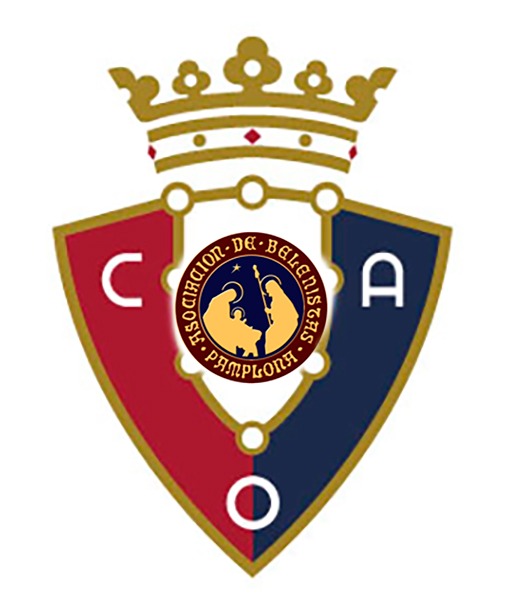 Mañana es un día importante para <a href="/Osasuna/">C. A. OSASUNA</a> y los #Osasunistas En nuestros belenes también futbolistas veteranos... Y desde los años 90 los colores de nuestro logo como los de Osasuna, ¡y no es por casualidad!