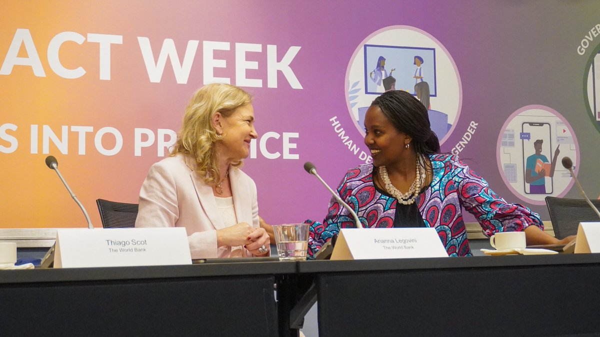 alegovini's tweet photo. Digital transformation of govt services improves the efficiency & quality of public functions - with major downstream impacts on the economy.
Thank you @BrakaMusiime @ArturoHerrera_G @gamblingondev @cbronchi @thiagoscot & Dan Rogger for closing #DevImpactWeek with a bang!💥 https://t.co/yrfAyvSRdn