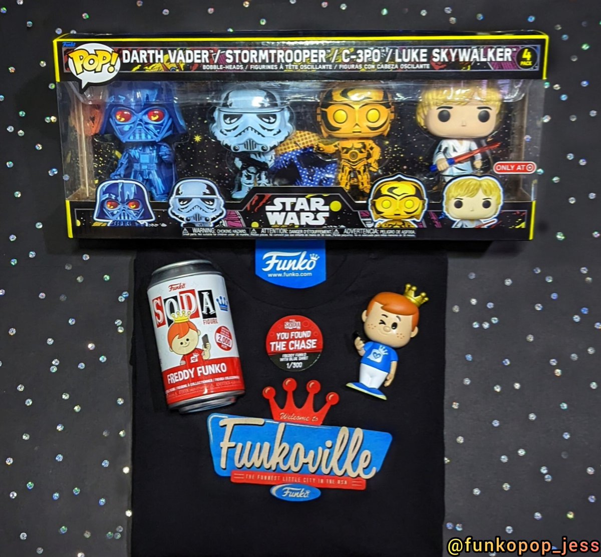 Thank You again!💙 @originalfunko &Social Media team for my #funkofunaticoftheweek prize pack!🎁Its such an Honor to be selected & I cannot believe I pulled the chase it couldnt get any better🥹#FOTW #funkofashionfriday 
#funaticoftheweek 
#funkowinner #StarWars #maythe4th #Funko