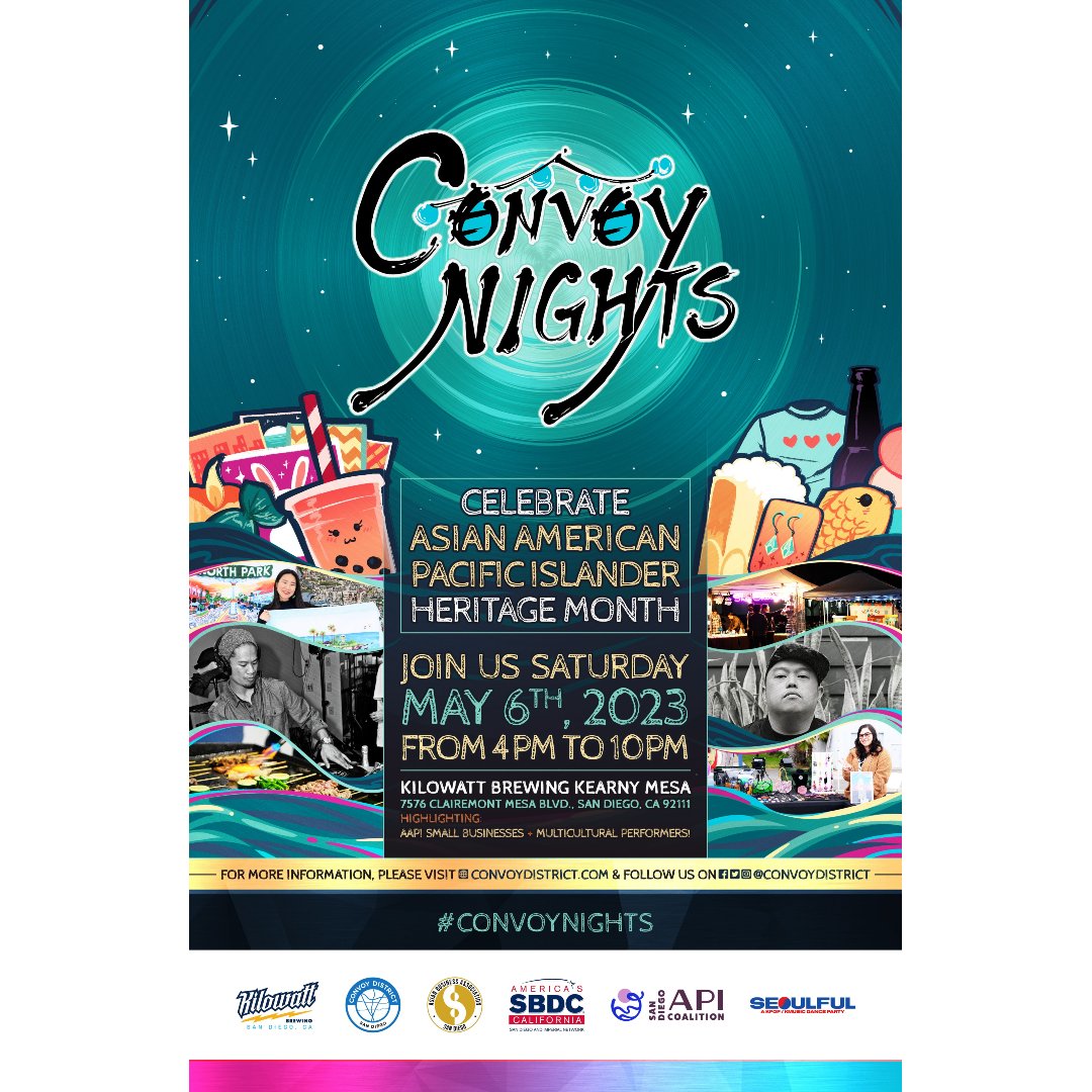 kilowattbeer's tweet photo. Tomorrow! We can't wait for Convoy Nights! 

Join us from 4 to 10 p.m. for an outdoor market, local gift shopping, food vendors, fresh beer, and multi-cultural performances at our Kearny Mesa brewery. 

Free &amp; all ages. Celebrate your love for @ConvoyDistrict with us! https://t.co/uymSuiM77W