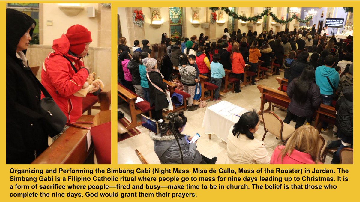 Nicole Constable writes “Temporary #MigrantWorkers are expected to enter the destination country as workers, setting aside other aspects of their lives.”I chose to focus on the religious aspect of their lives in my #thesis to recognize Filipina migrant domestic workers as people.
