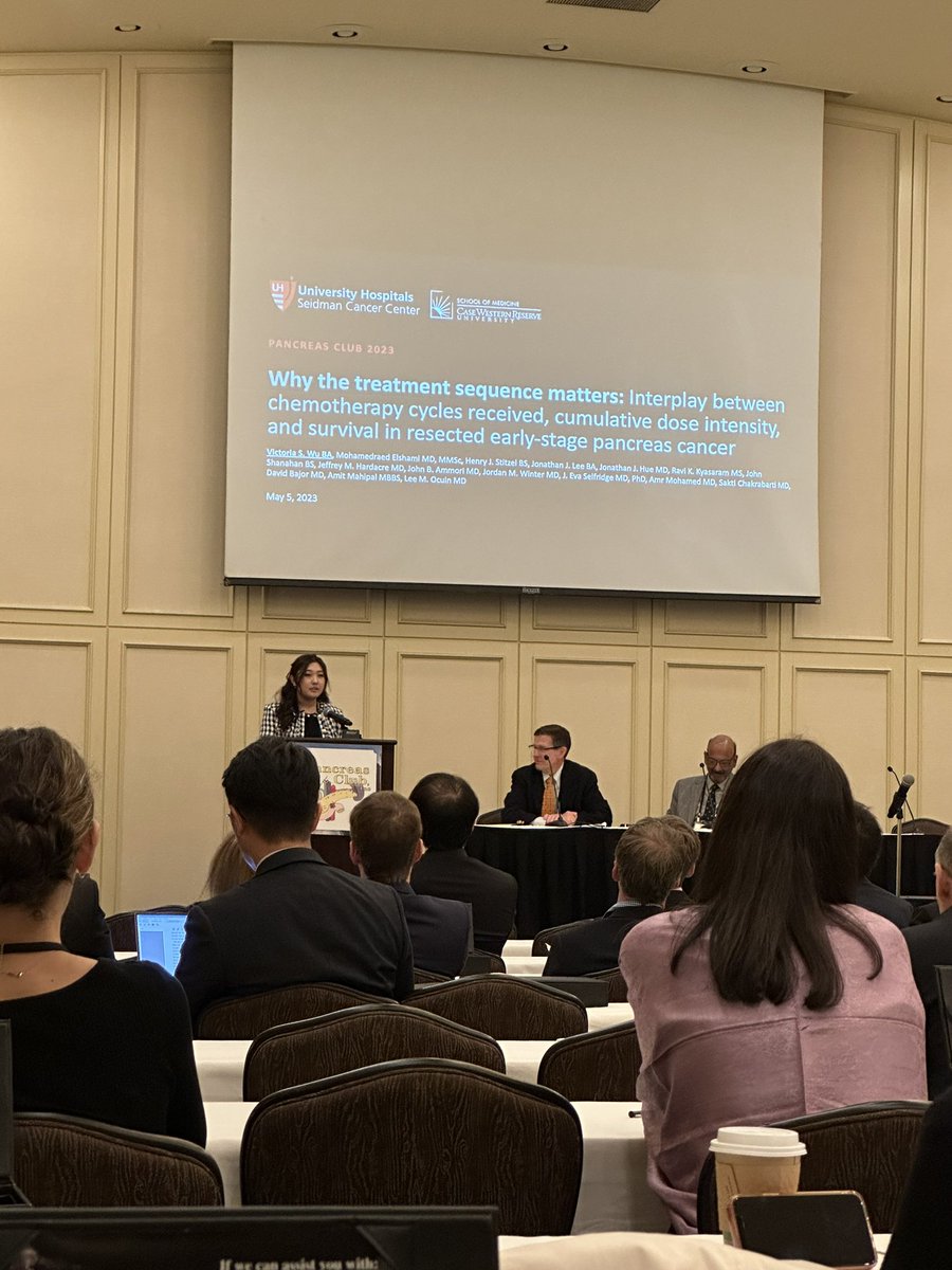 Lee M. Ocuin MD, FACS (@thenotorioushpb) on Twitter photo <a href="/VictoriaSWu_/">Victoria Wu, MD</a> killed it on the podium presenting our study analyzing treatment sequence, relative dose intensity, and chemotherapy cycles received <a href="/PancreasClub/">The Pancreas Club</a>! Could not be more proud of her 🤗. <a href="/MElshamiMD/">Mohamedraed S. Elshami, MD, MMSc</a> <a href="/UHSurgOncology/">UH Surgical Oncology</a> <a href="/AnnalsofSurgery/">Annals of Surgery</a> <a href="/CWRUSOM/">CWRU School of Medicine</a> <a href="/VictoriaSWu_/">Victoria Wu, MD</a> killed it on the podium presenting our study analyzing treatment sequence, relative dose intensity, and chemotherapy cycles received <a href="/PancreasClub/">The Pancreas Club</a>! Could not be more proud of her 🤗. <a href="/MElshamiMD/">Mohamedraed S. Elshami, MD, MMSc</a> <a href="/UHSurgOncology/">UH Surgical Oncology</a> <a href="/AnnalsofSurgery/">Annals of Surgery</a> <a href="/CWRUSOM/">CWRU School of Medicine</a>