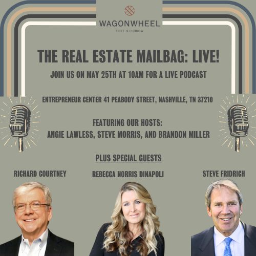 angie_lawless's tweet photo. Joint Wagon Wheel for a live recording of The Real Estate Mailbag on 5.25! https://t.co/OLBa7Hm1LV