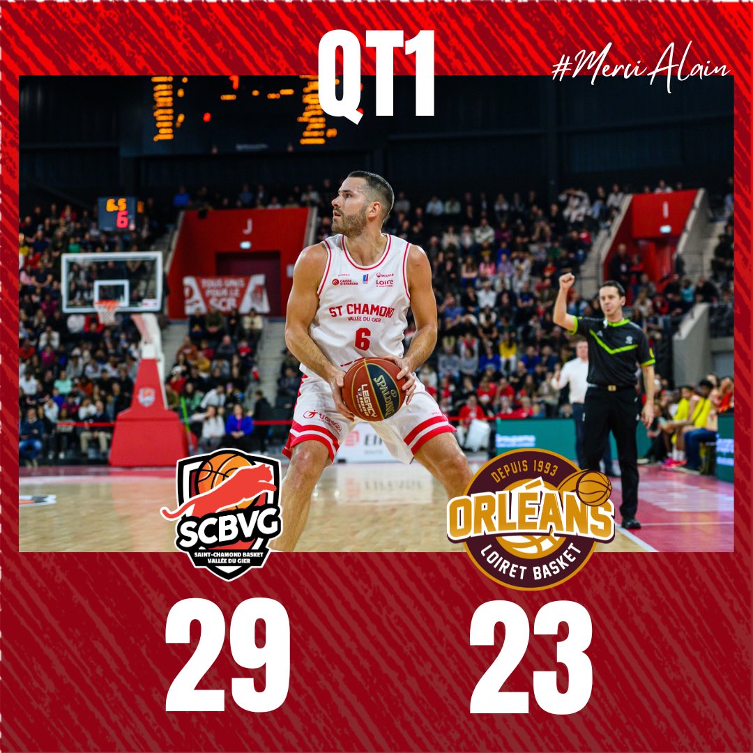 scabbasket's tweet photo. 𝗚𝗔𝗠𝗘 𝗗𝗔𝗬 ⚔️
PROB - J33
QT1🔴 QT2⚪️ QT3⚪️ QT4⚪️
@SCBVG 29-23 @OLB45
A suivre en direct sur LNB TV ➡️ https://t.co/6WxWyRSwzS
#GOSCBVG #ENSEMBLE #MERCIALAIN https://t.co/1e8QhRCxem