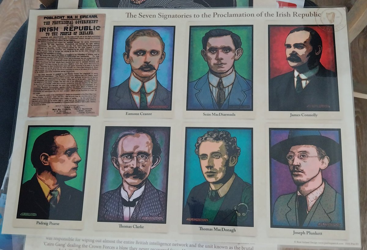 Tumedel's tweet image. Loving my new posters I picked up yesterday @ExpGlasnevin #1916 #michaelcollins #histedchatie #jchist just laminated them to preserve them better. My 2nd years had a great day!