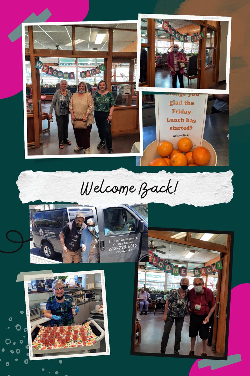 OttawaWestCS's tweet photo. Today was a special day at OWCS; after 3 years and 2 months, our famous Friday Luncheon re-started in person for a small group! Welcome back! #OWCSFriday #WheelstoMeals #communitysupportmatters📷 https://t.co/uulmf2xSOT