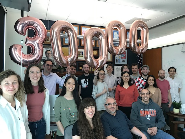 Celebrating today, we have collectively reached 30,000 google citations!