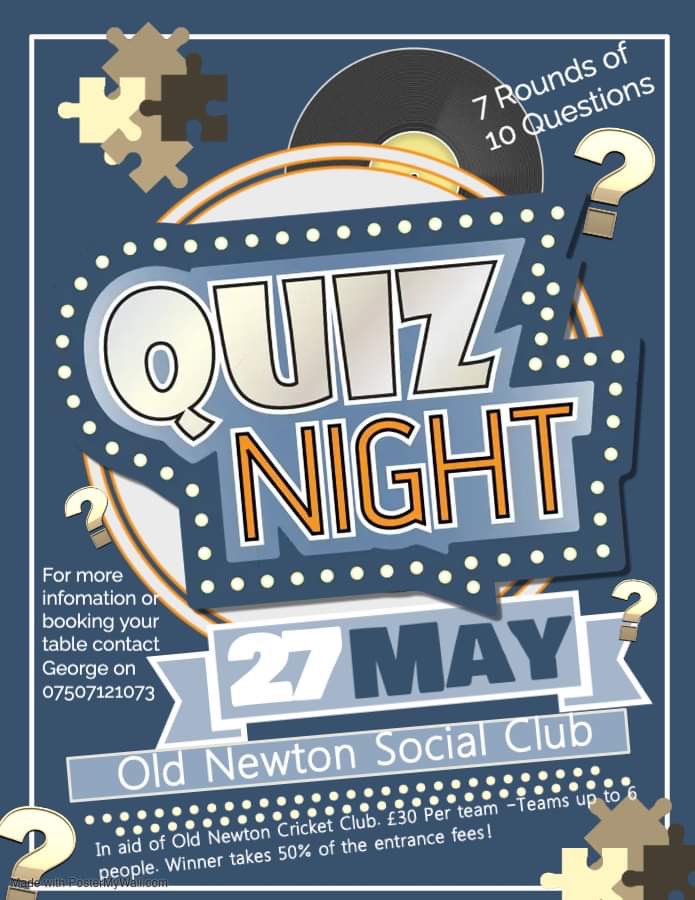 Help us raise some much needed funds. And show your mates how smart you are!!!