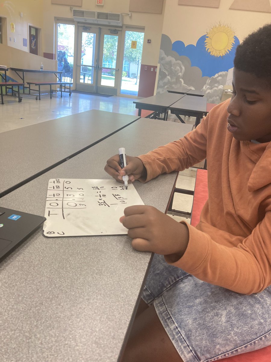 5th grader deep in his thoughts! Benchmark review happening @1220RooseveltEL My favorite part? When he said ‘let me figure it out, don’t help!’ Yes sir! Success is learning from our mistakes! <a href="/SharondaAlleyn1/">Sharonda Alleyne</a> <a href="/ccarwrig/">Chianti Cartwright, Ed.S</a> <a href="/akavated08/">Nikita</a> <a href="/iTeach_JGS/">Jatara Simmons</a> <a href="/Area4SuptPBCSD/">North Region PBCSD</a>