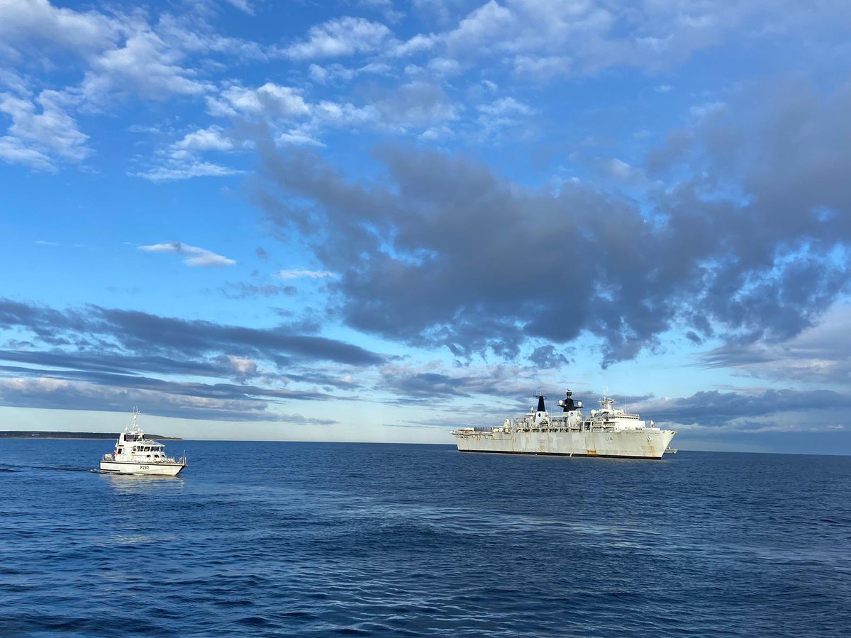 Ex AURORA ✅ The involvement of the #CoastalForcesSquadron has now drawn to a close - it’s been hugely rewarding as we continue to push the boundaries of what a P2000 is capable of. Fair winds to @hms_albion and our 🇸🇪🇱🇹🇱🇻🇪🇪🇩🇪 partners for the rest of the Exercise!