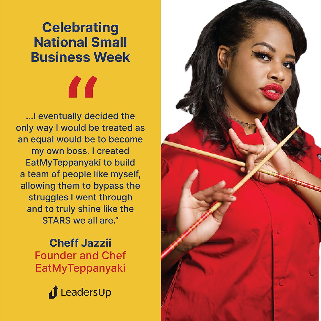 Leaders_Up's tweet photo. Supporting #BIPOC Small Businesses is creating a #antiracisteconomy

Let's uplift #local businesses and their owners you can support this #SmallBusinessWeek and year-round!

#BlackOwned #WomanOwned #Equity #FairChance #EquityInGreenEconomy #SmallBusinessOwner #LA #LosAngeles https://t.co/W2x24fPOvs