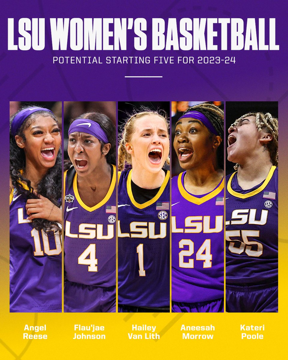 A look at <a href="/LSUwbkb/">LSU Women's Basketball</a>'s potential starting 5 👀