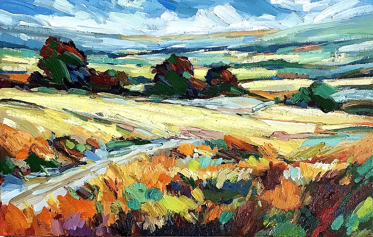 JamieODoole's tweet photo. The path invites us in,
An Earth that never stands still.

Oil on Canvas, 8" x 12", 2023.
#oilpainting
#landscapepainting #oiloncanvas #oilpaint #art #painting #artist #artwork https://t.co/EOTyhWPYYN