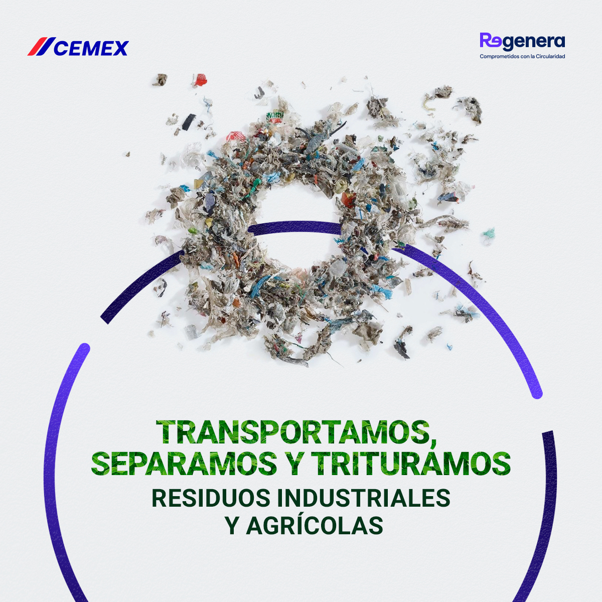 ¡Estamos construyendo un mundo más circular y sostenible! 💚 Gracias a #CemexRegeneraCOL, los residuos de otras industrias ya no son desperdiciados, sino convertidos en materias primas y combustibles alternos para la fabricación de cemento.#Circularidad #ConstruyendoUnMejorFuturo