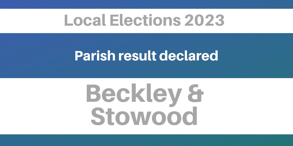 South Oxfordshire election results on Twitter "The parish election