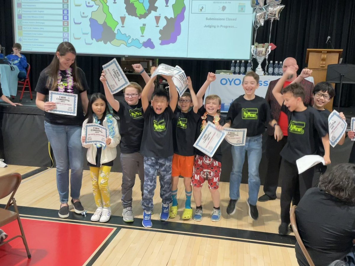 MineolaMS's tweet photo. Swipe to see how we really feel about winning the best capital defense project! @mrs_santos24 @Ms_Goldfarb #MineolaProud of the CODING LEGENDS https://t.co/ZfxTHVn0ev