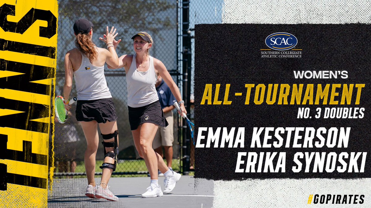 <a href="/SCAC_Sports/">SCAC</a> DOUBLES ALL TOURNAMENT TEAM 
🎾 WOMEN’S @supiratestennis 🎾