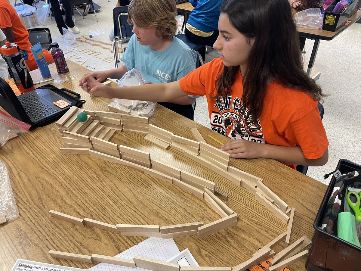 The students built ball runs today and calculated mean, median, mode, and range. <a href="/dragon_pta/">Dragon PTA</a> <a href="/NewCastleES_VB/">New Castle ES</a> <a href="/HAQuinn_VB/">Heather Quinn</a> <a href="/KarenKagel/">Karen Kagel</a> <a href="/VBMathRocks/">VBMath Rocks</a>