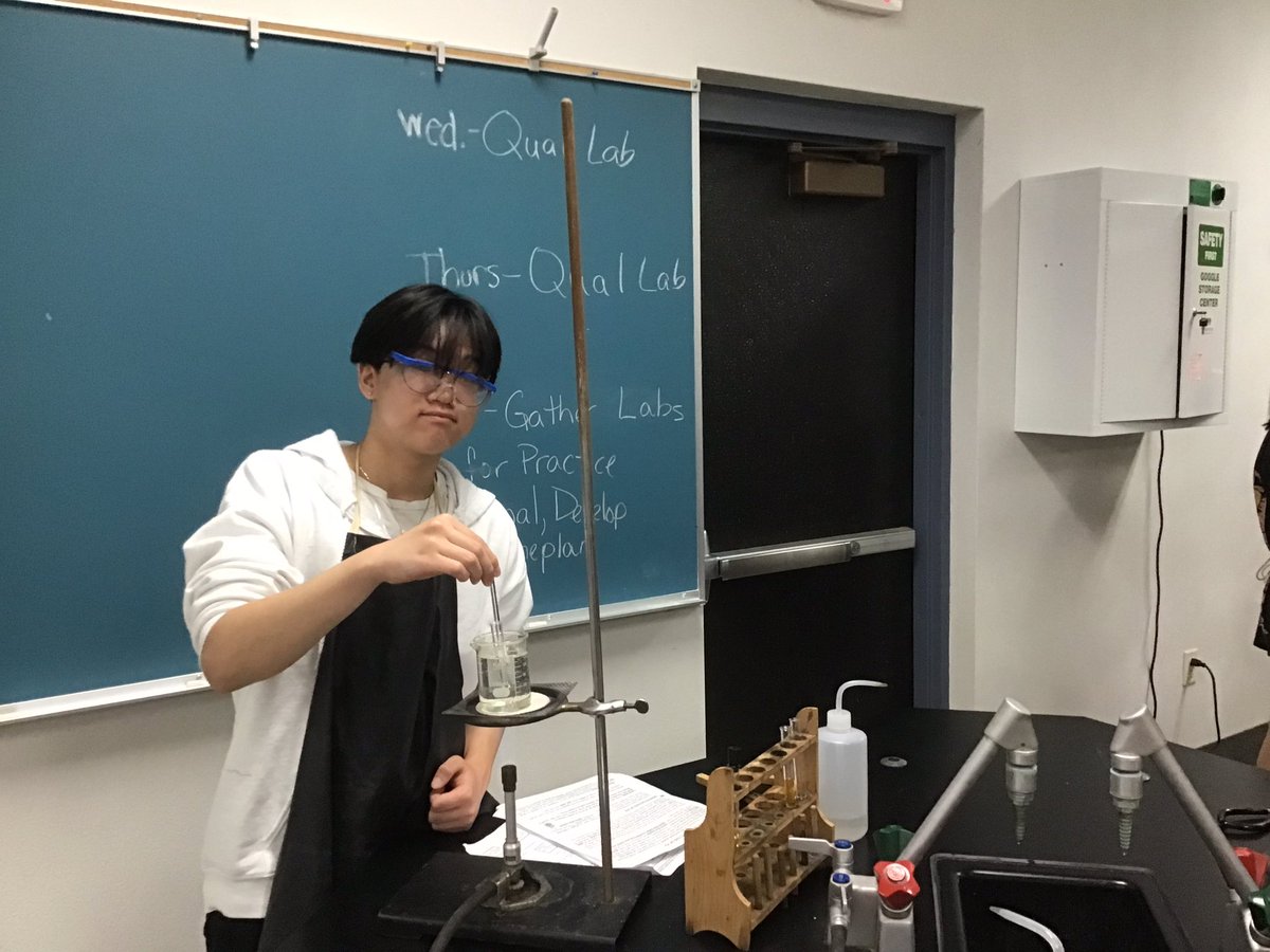 DoDEA_OTHS's tweet image. Honors Chemistry students are busy working to identify unknown #cations during their #qualitativeanalysis lab! #dodeagrants #oths #scienceisfun