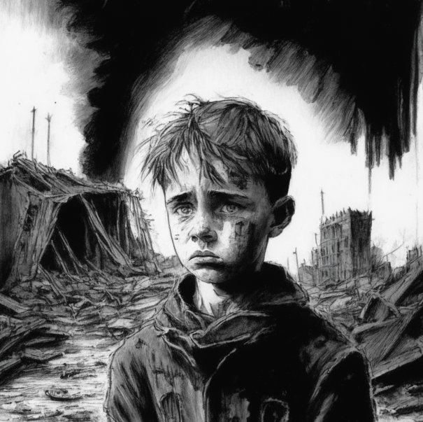 Liduin0's tweet photo. 🧵1/3

Ulkranian Sorrow 

This one is a 1/1 piece part of a collection called "War".
Generative drawings that demosntrates the reflections of human bad decisions and how extremism can be harmful to the vulnerable people.

 #GAIBlackWhite @Generaitiv 
Link bellow⬇️ https://t.co/k3AfIkuI2Q