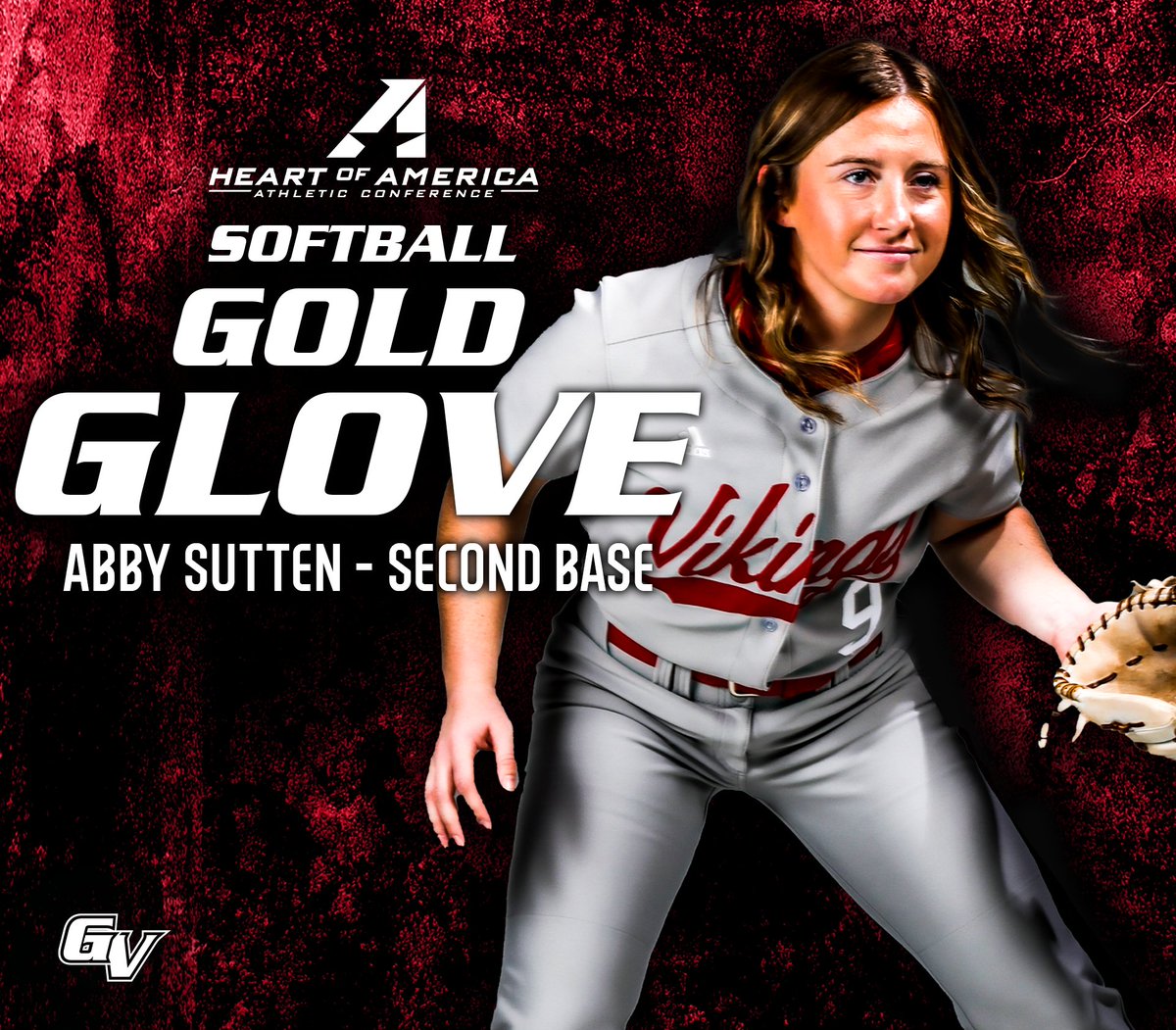 Congratulations to Abby Sutten on earning Heart of America Gold Glove honors for her stellar performance at second base this season! 

#RedRising