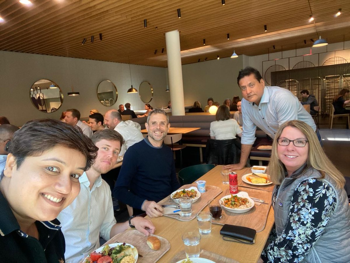ModelN's tweet photo. [Fun Friday] Our #ModelN’ers are located all across the globe, so it’s extra special when colleagues based in different locations have the opportunity to meet in-person. Enjoy this photo of some of our colleagues based in India and EMEA, working together. 

#ModelNLife #NFactor https://t.co/Gw5mtjN7Ec