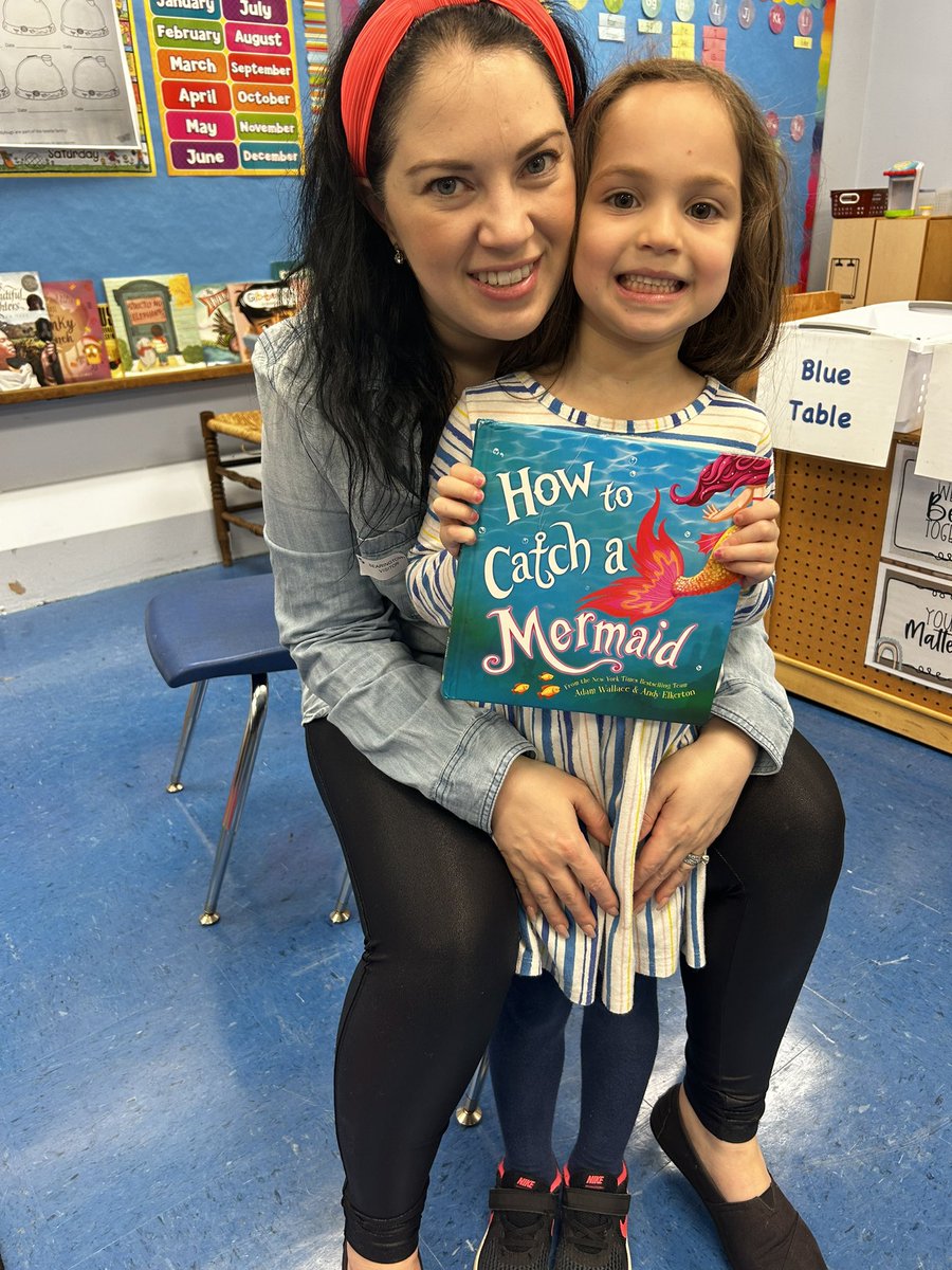 Ending the week with our second secret reader!! Thank you Mrs. DeGiorgio for coming in to teach us about kindness, and thank you Mrs. A for ending our week with a fun book about mermaids! <a href="/SearingtownK5/">Searingtown School</a>