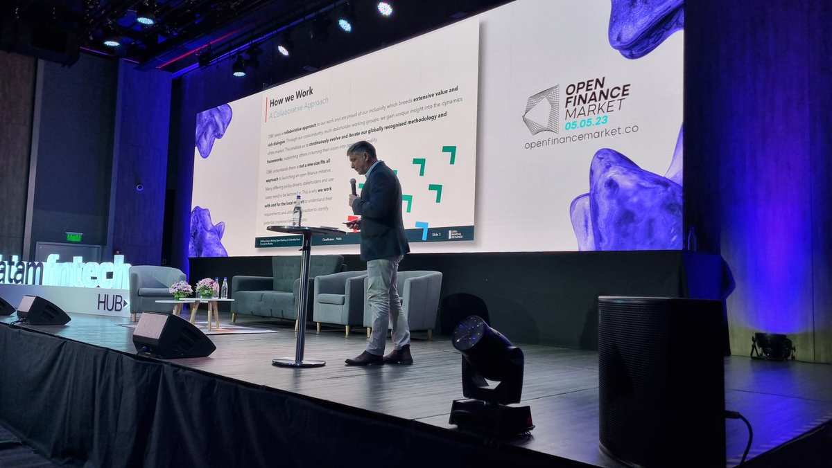 OpenFinanceM's tweet photo. Desde Paris 🇫🇷 llega John Broxis de #OpenBankingExchange para contarnos la iniciativa de colaboración en Open Banking que ya están desarrollando con entidades financieras en Colombia. https://t.co/TOBpD5vMEC