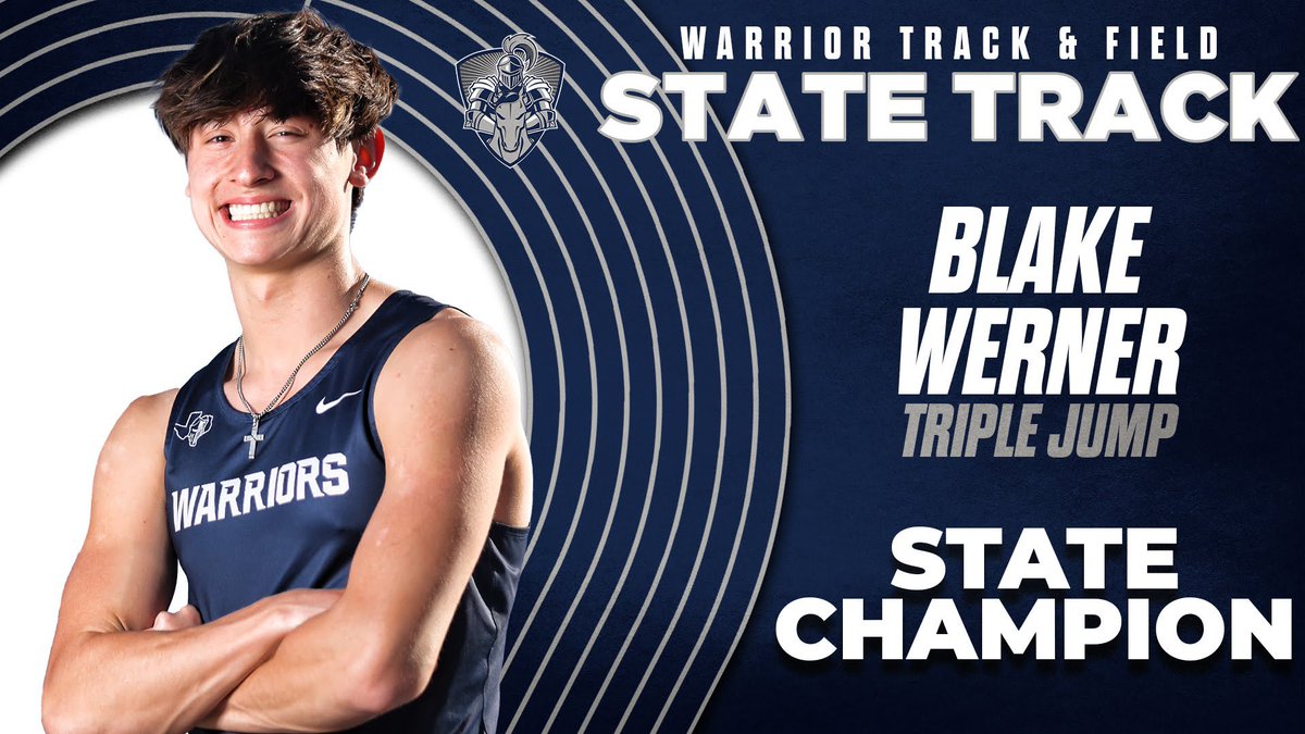 🥇 Triple Jump State Champ!!!!
Way to go, Blake!! #FORHIM