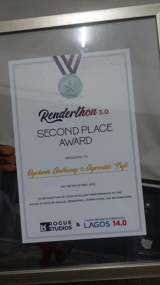 b_olaji's tweet photo. Recently competed in two competitions at the Lagos Architect Forum and won second and third place!! I'm so proud of myself 🥹
Emi iDAN https://t.co/5RykgRc2TJ