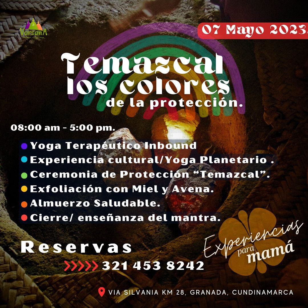 VarsanaEcoAldea's tweet photo. Temazcal de colores 07 Mayo 2023 el mejor regalo para mamá aquí en Varsana eco yoga aldea te esperamos, déjanos un mensaje para Mayor información 🍃🥰
#DiaDeLaMadre #BuildJakapan #Amor #tranquilidad #SupermodelBuild #MayThe4thBeWithYou https://t.co/koQXGn9NJE