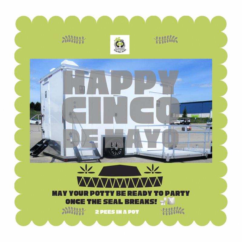 Happy Cinco de Mayo San Antonio!! We hope your Friday is amazing and deal breaking ready! The Elite Trailer is great for your big party &amp; event amenities. Call to order yours today 210-951-5151 or visit our website 2peesinapot.com #Cheers #CincodeMayo #SanAntonio #Weeken