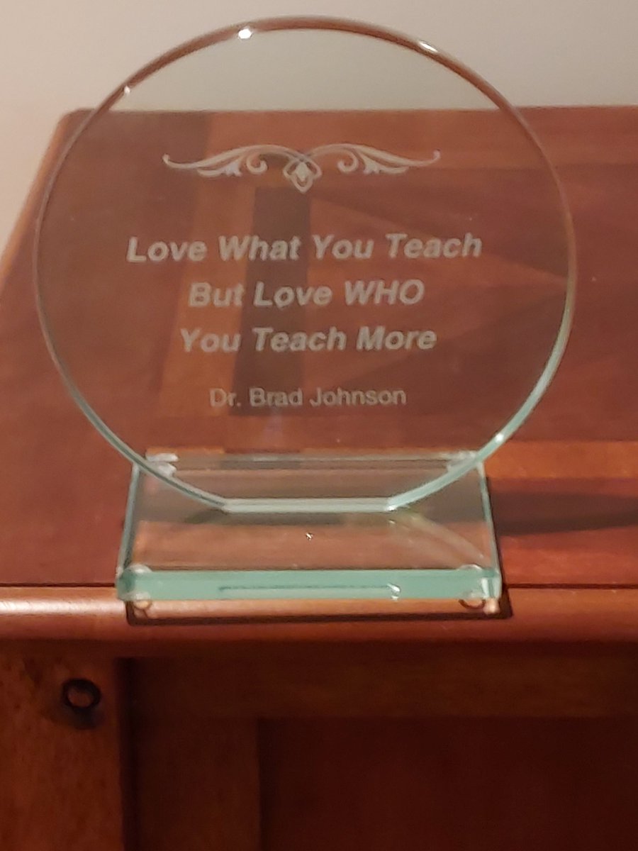 FIRST GIVEAWAY for Teacher Appreciation Week May 8-12!   A glass plaque with "Love WHO you teach more"  just retweet/ comment for a chance to win!  Winner will be announced on Monday 8pm! Thank you, Teachers, for  being difference makers!