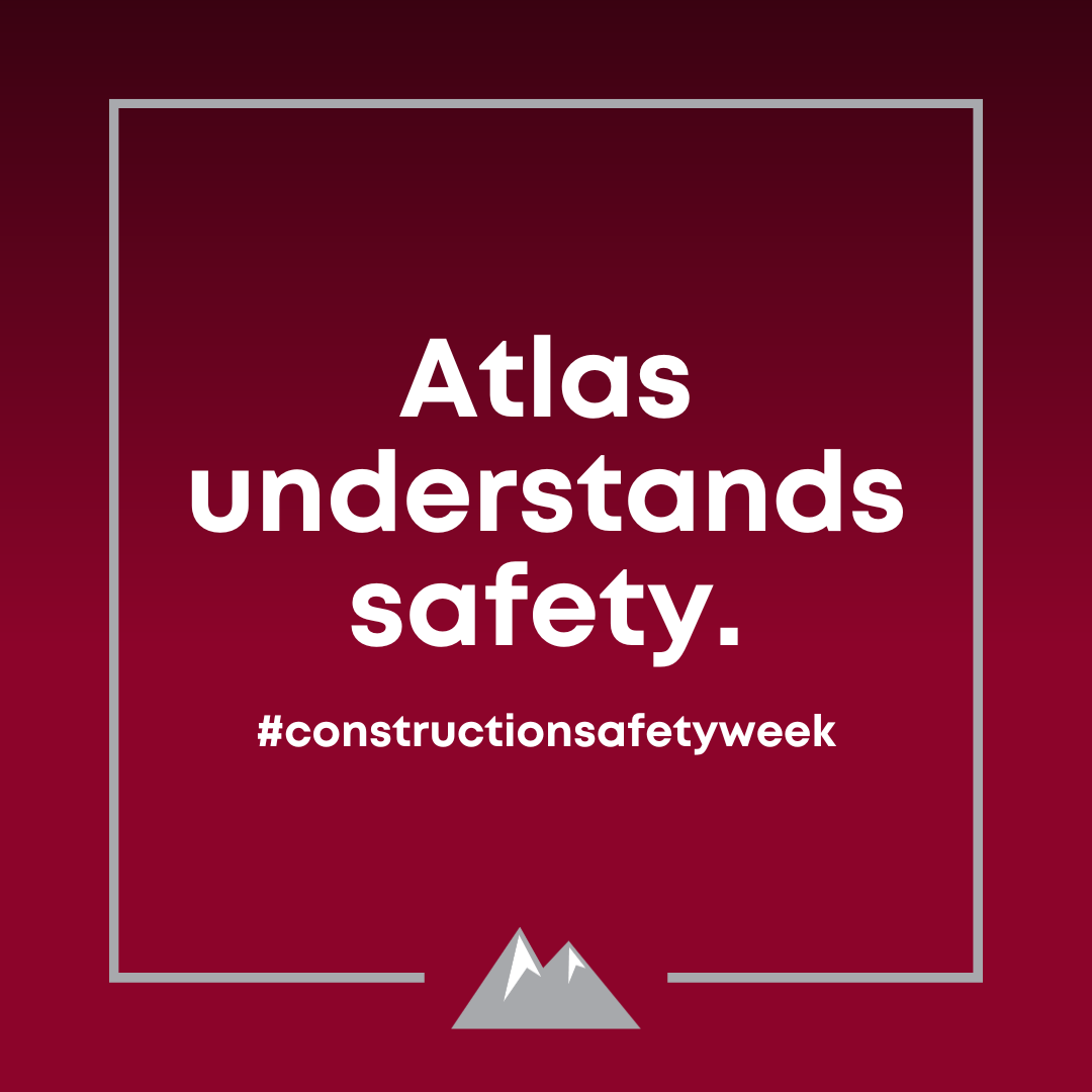 This week, the construction industry recognized Construction Safety Week -  And Atlas is proud to help companies build safety programs, crisis communications plans, employee wellness programs, safety reports, and craft better messaging around safety. 

#constructionsafetyweek
