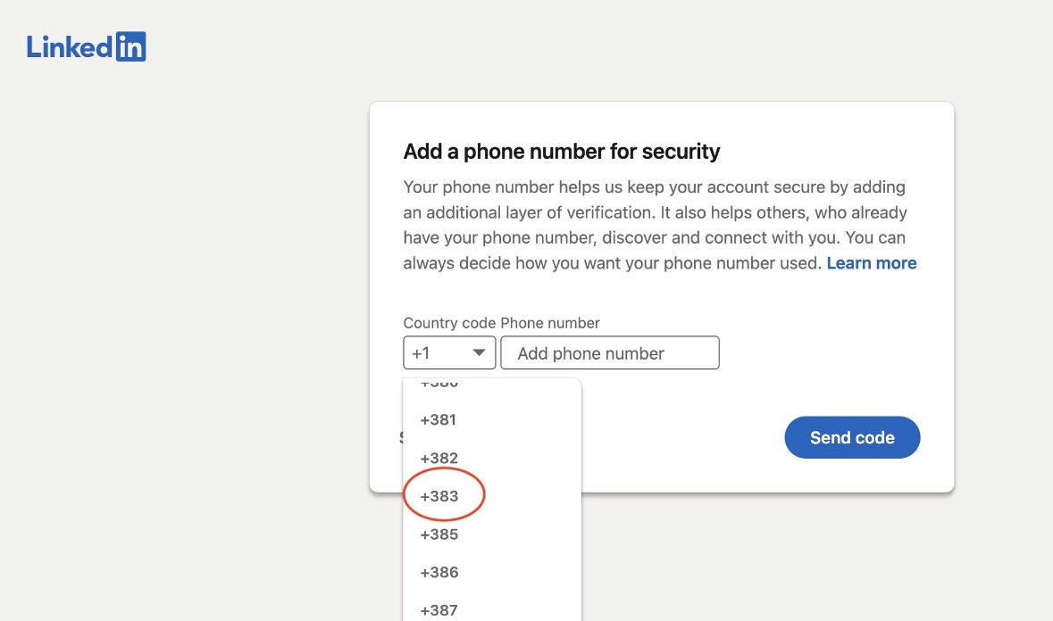 Blerim_Vela's tweet photo. The Kosovo country code is now available on every page of the LinkedIn's platform.

Great work by ICT sector in Kosovo, @HavaMaloku and @LinkedIn team!

🇽🇰🇽🇰🇽🇰 https://t.co/uery2qxtIu