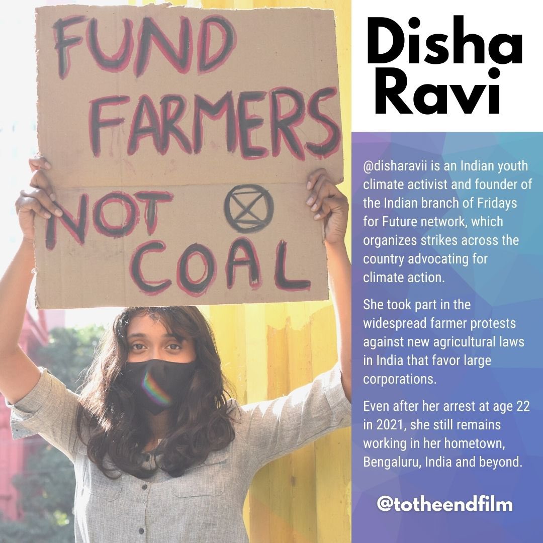 It’s #AAPIHeritageMonth, so to kick off our Femmes in the Movement series, we’re featuring <a href="/disharavii/">Disha Ravi 🇵🇸𓆉</a>, a kickass climate activist in India! Click the image to learn more about her work!

#climate #climatejustice #climateactivist #activist #activiststofollow #earth