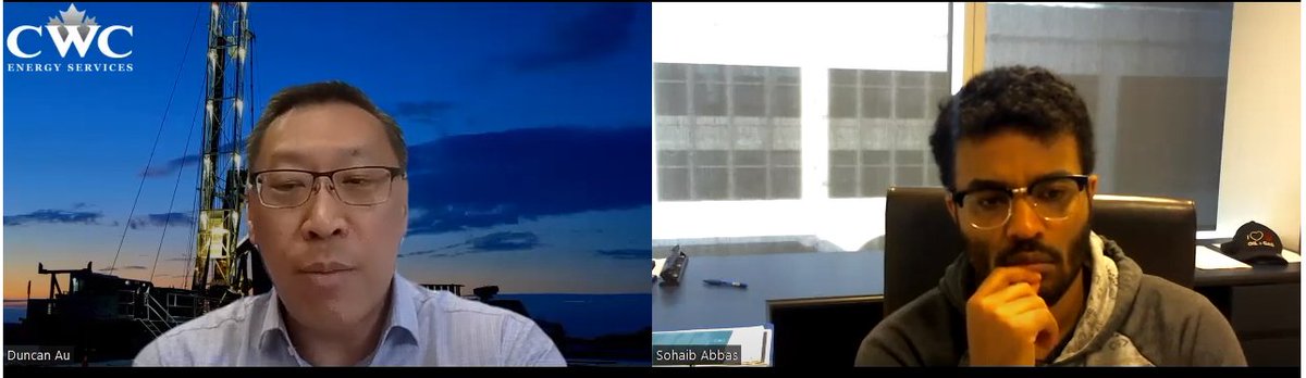 sohaibab9's tweet photo. Ep 4- w/Duncan Au @rugenxer2 CEO of $CWC @CwcEnergy. We discuss CWC's progress towards becoming net cash positive along w/ the OFS strength currently in Canada. 
Next week @djsdjs77 from $HME.V &amp; Brian from @TamarackLtd $TVE week after. Enjoy!
🔗🔗👇👇👇
https://t.co/wDyfzPSXeZ https://t.co/i1ipCqx2kx