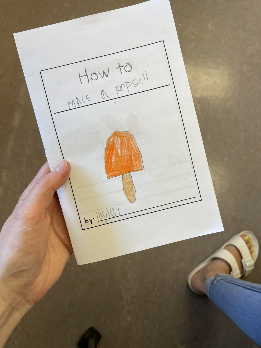 mrs_madore's tweet photo. This week we learned about procedural writing, creating our own “how to” books! Of course we had to complete the steps together in action before writing. Today we got to enjoy our final product ☀️ #rvsed #ccaconnect https://t.co/zUkIDTEc5G