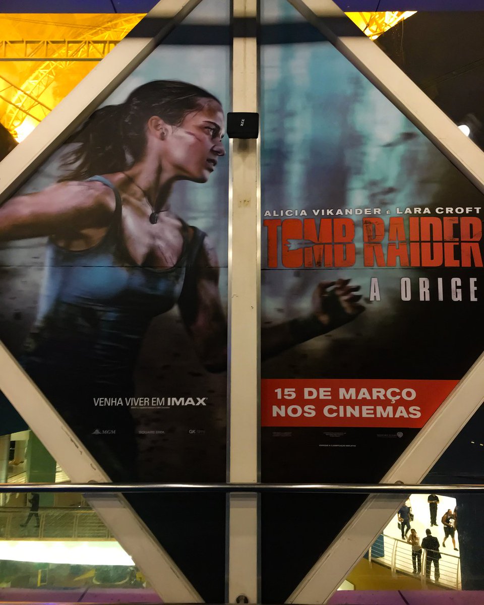 Até quando teremos que esperar pela volta de nossa querida Lady Croft às telas do cinema? Minha opinião, acho #TombRaiderAOrigem um boa adaptação de games, tem problemas(ÓBVIO), mas é um bom filme e #AliciaVikander interpretou bem #LaraCroft .
#TombRaiderMovie #TombRaider #UCI
