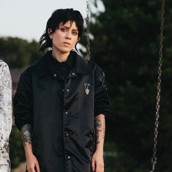 King princess slowly tuning herself into Tegan quin