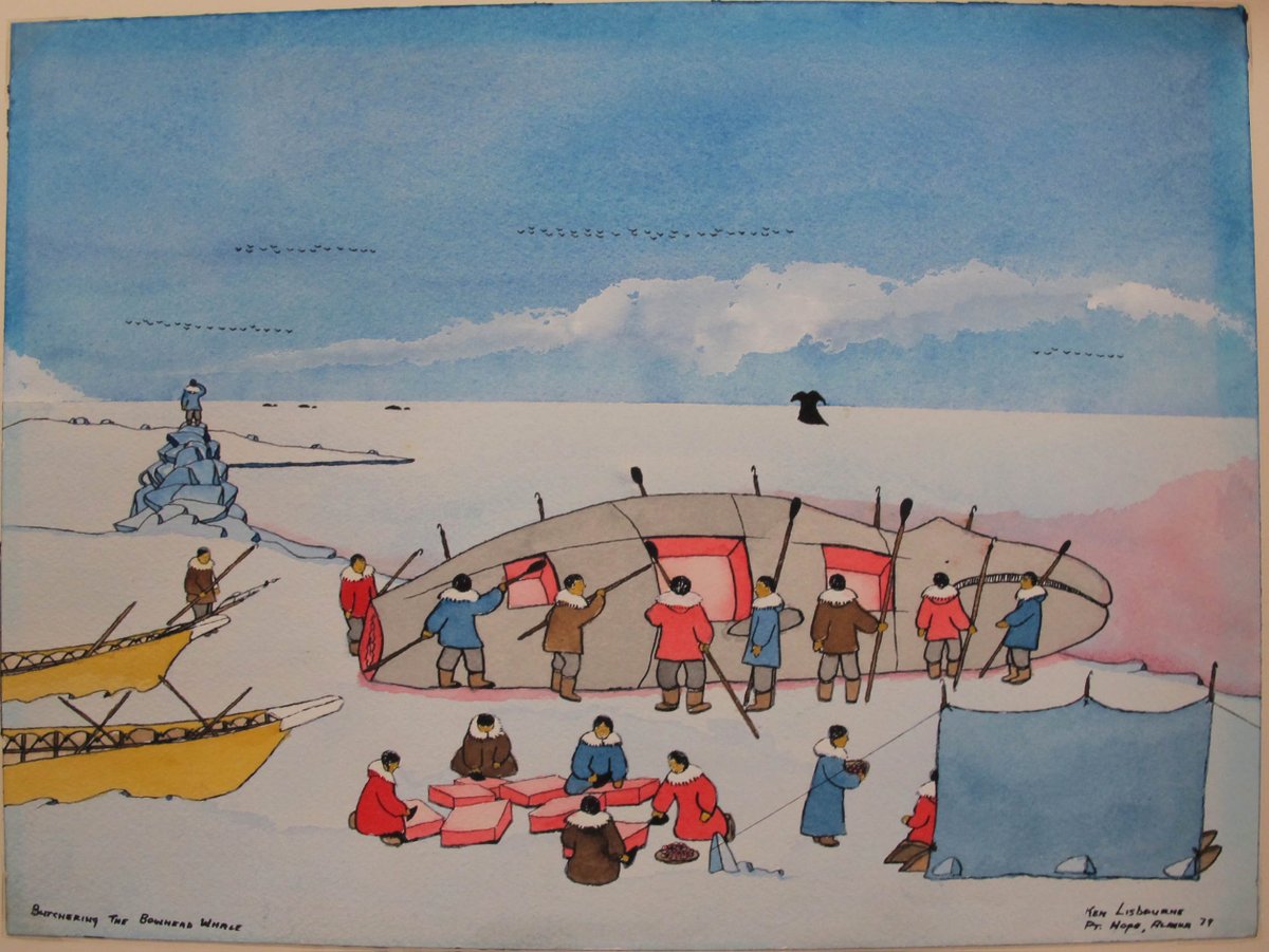 David Reamer on Twitter "Circa 1979 "Butchering the Bowhead Whale