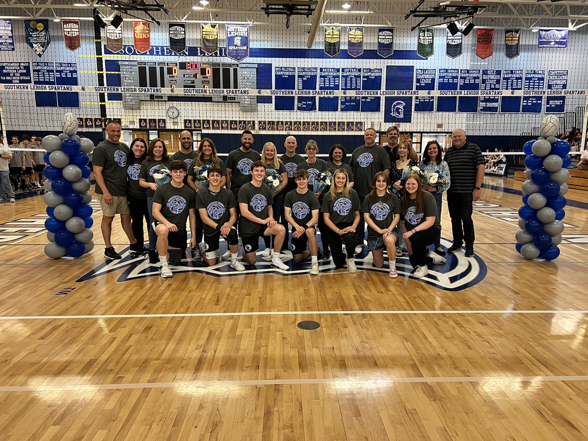 SolehiSpartans's tweet photo. Boys Volleyball: Solehi 3 - Quakertown 0 (25-14, 25-16, 25-13) #GreyOut #SeniorNight #GoSpartans https://t.co/lbgR9YUbrq