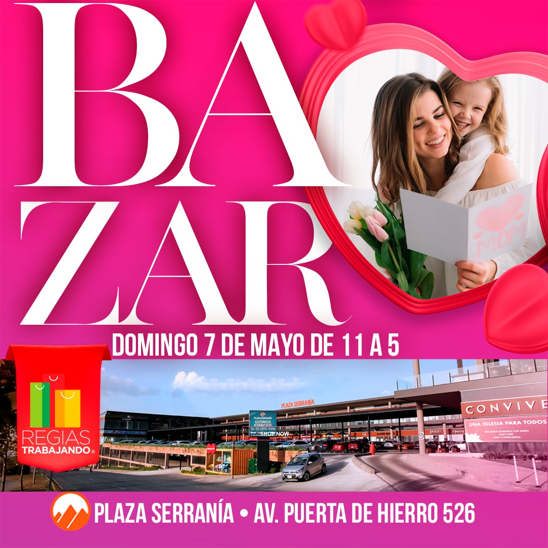 GabaMty's tweet photo. Te invitamos a visitar el Bazar de #RegiasTrabajando 
Encontrarás a diferentes expositores con gran variedad de artículos, y algunos antojitos deliciosos.
#DiadelasMadres
#cumbres
#monterrey
#bazares

https://t.co/SBcdRg8Mtw https://t.co/OfeWbFfuzy