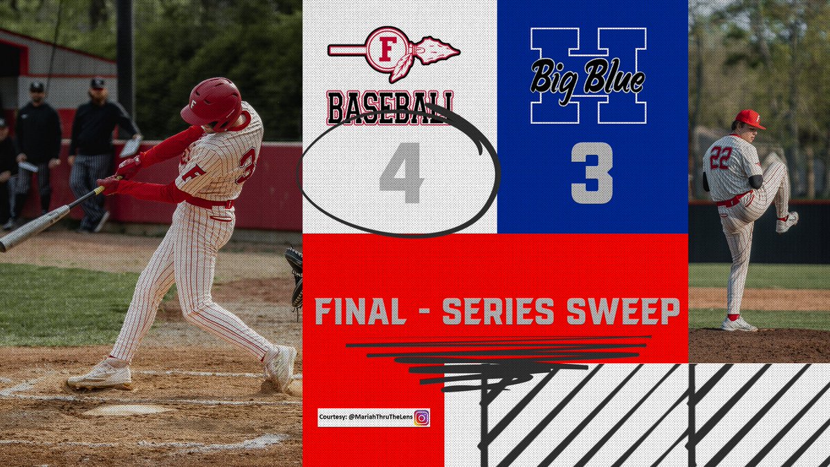 Tribe finishes conference play with the sweep of Hamilton. @NoahWagster @TyCunningham13 @BradyBlack24 all with 2 pokes. @ayden_cline brings in the go-ahead run. @ErikRonquist picks up the W.