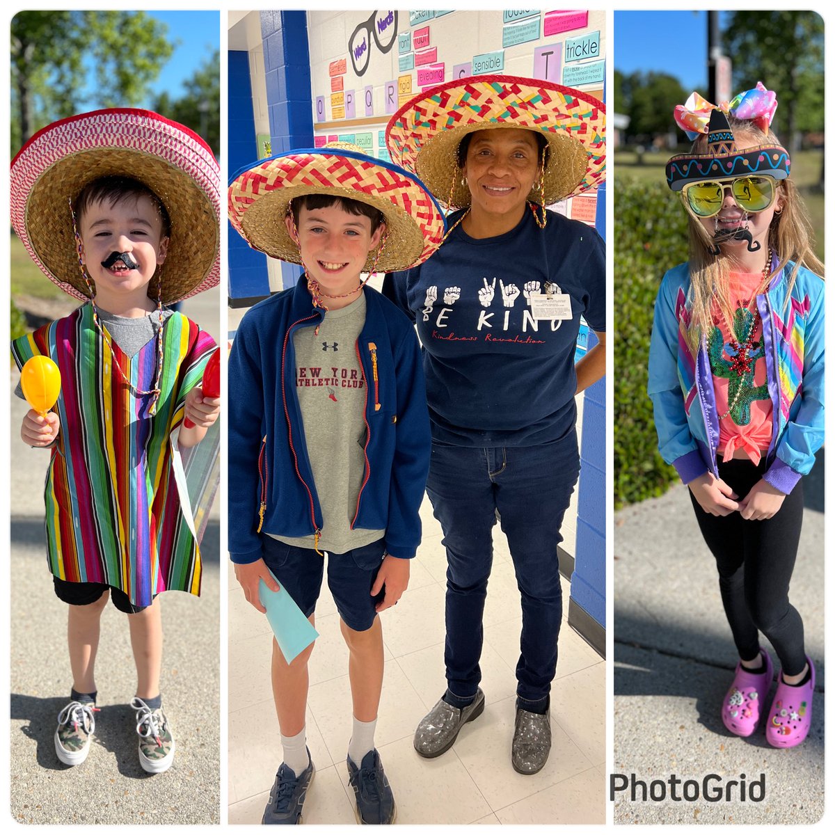 Happy #CincodeMayo2023 The #students & #staff of @LinkhornParkES show up every day with #heart & #spirit regardless of who or what we are celebrating! That is what a #community does! #everychildeveryday @vbschools @KScarbs @_kabecker @BeachSupe