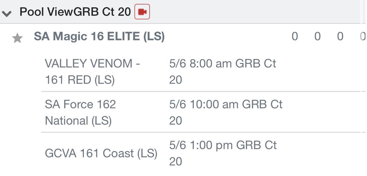 Giada (@giadaobregon_vb) on Twitter photo Looking forward to competing this weekend at Lone Star Regionals in Houston! Here’s our schedule for Day 1. #LoneStarRegionals #Libero #Classof2025 #SAmagic16Elite
<a href="/SAMagicVball/">SAMagicVolleyball</a> Looking forward to competing this weekend at Lone Star Regionals in Houston! Here’s our schedule for Day 1. #LoneStarRegionals #Libero #Classof2025 #SAmagic16Elite
<a href="/SAMagicVball/">SAMagicVolleyball</a>